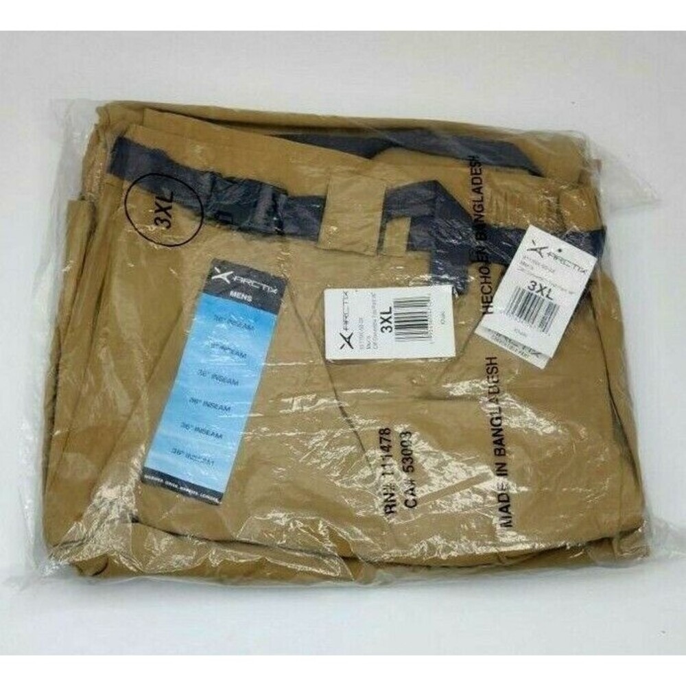 NIP Arctix Men's Cliff Convertible Trail Pant Khaki 3XL 36" Inseam 91779